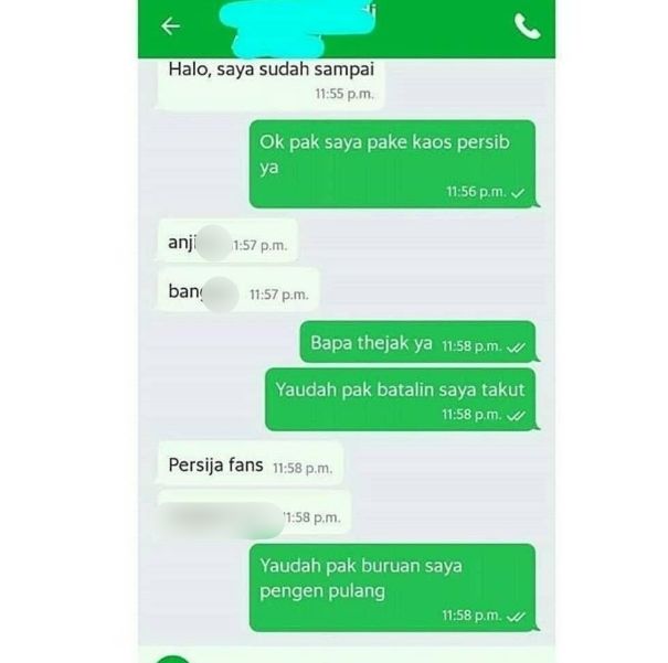 Kompilasi percakapan ojol dan penumpang yang kocak abis. (Twitter)