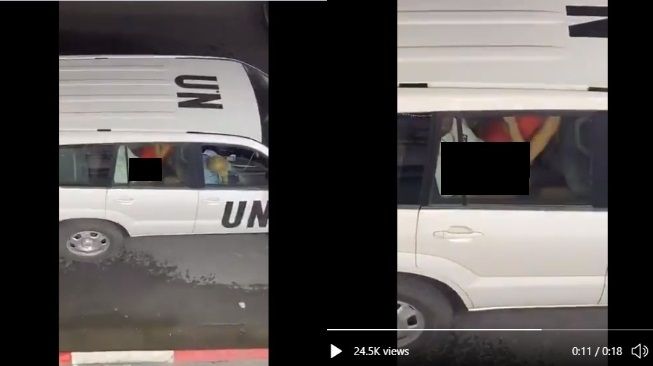 Video viral mobil dinas PBB dipakai mesum (Twitter)
