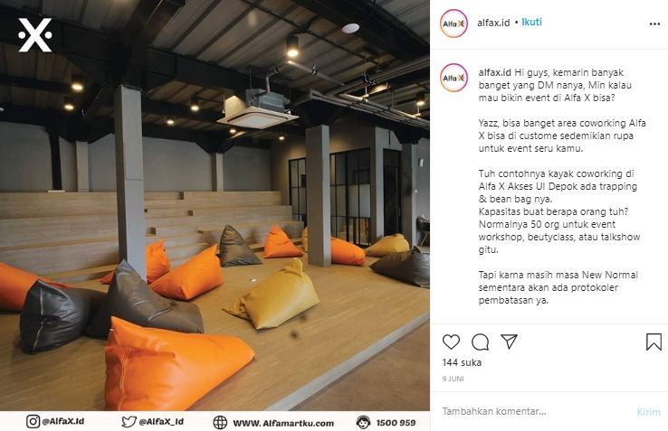 Super Cozy, Alfamart Buat Co Working Space Kekinian untuk Anak Muda! (Twitter/@asdfghaidar)