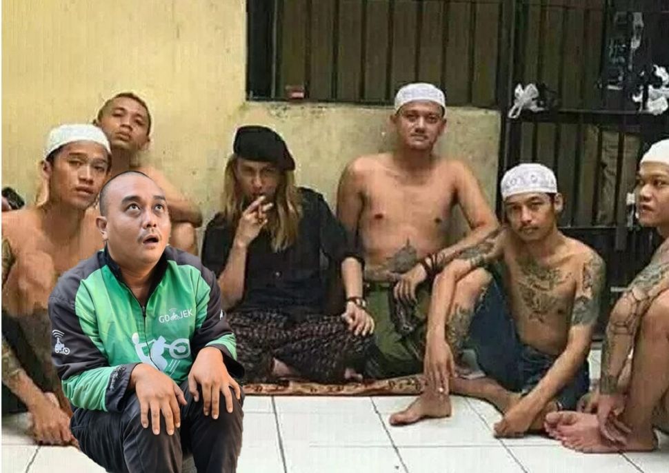 Viral Meme Ojol Cosplay Bengong 'Kok Bisa Ya' (Twitter/Keblangskan)