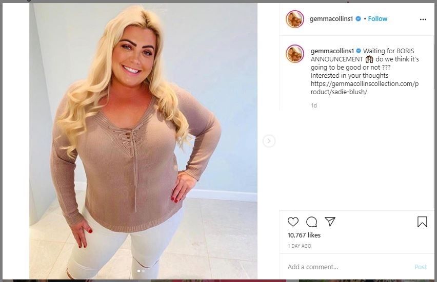 Bintang Reality Show Inggris Ingin Punya Anak Alien (instagram.com/gemmacollins1)