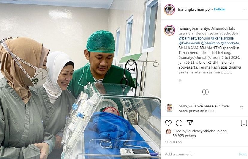 Zaskia Adya Mecca melahirkan anak kelima.