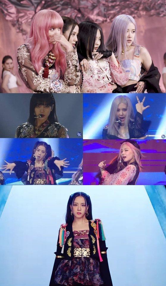 Blackpink pakai hanbok modern. (allkpop)