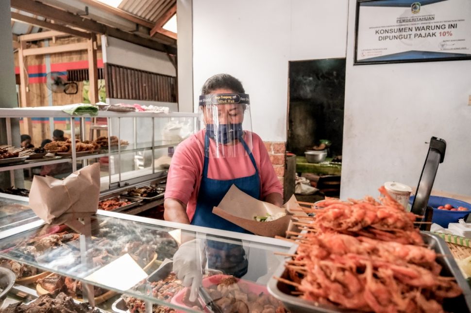 Nasi Tempong, Makanan Khas Banyuwangi. (Dok, Kemenparekraf)