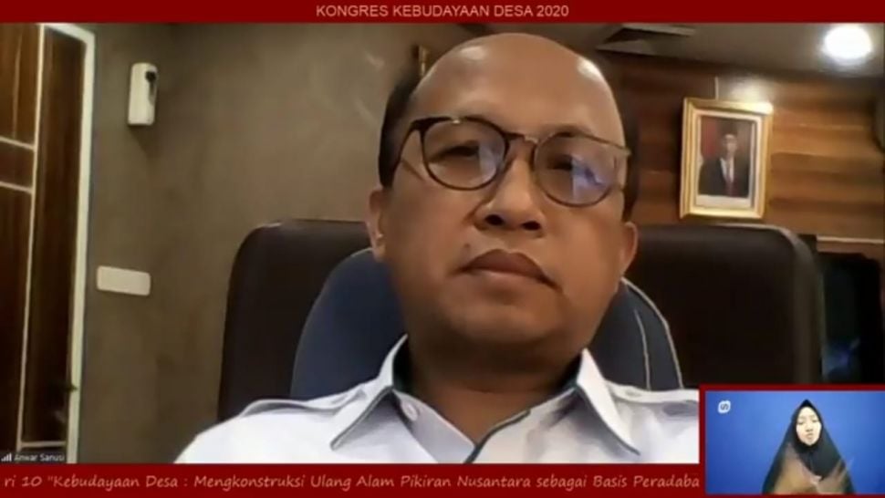 Dr. Anwar Sanusi, Ph.D, Sekretaris Jenderal Kementerian Desa. (YouTube)