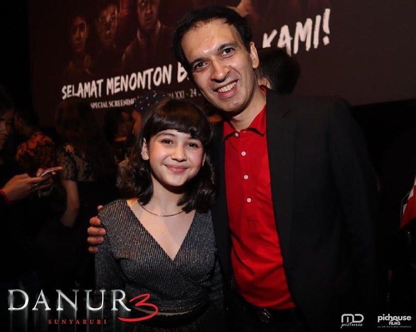 Sandrinna Michelle bersama Manoj Punjabi [Instagram]
