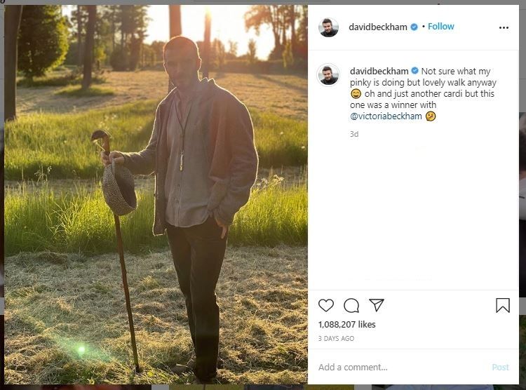 David Beckham Selama Lockdown (instagram.com/davidbeckham)