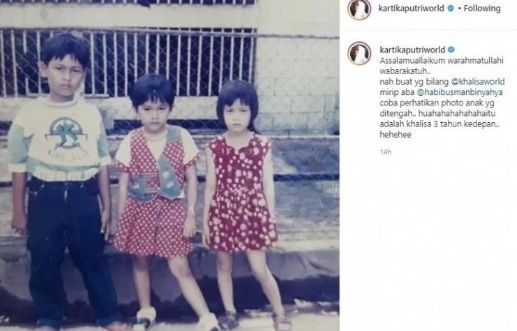 Unggahan Kartika Putri [Instagram]