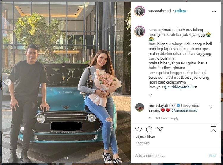 Pemain Timnas Belikan Mini Cooper untuk Pacar (twitter.com/subtanyarl)