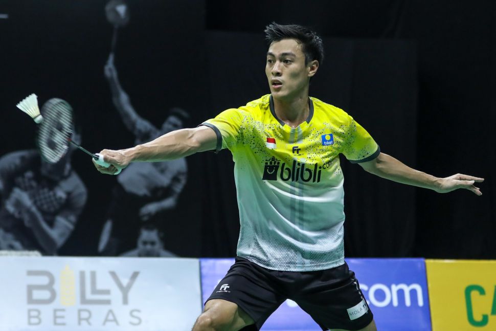 Pebulutangkis tunggal putra Indonesia, Shesar Hiren Rhustavito. [Dok. PBSI]