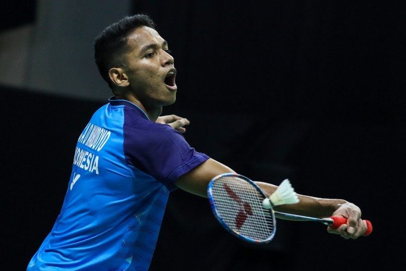 Pebulutangkis tunggal putra Chico Aura Dwi Wardoyo lolos ke babak semifinal turnamen internal PBSI setelah menaklukkan Ikhsan Leonardo Imanuel Rumbay dengan skor 21-15, 5-21, 21-16 di Pelatnas PBSI Cipayung, Jakarta Timur, Kamis (9/7/2020) (Tim PBSI)