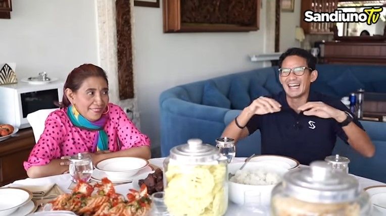 Sandiaga Uno ngakak tahu Susi Pudjiastuti beli 30 pesawat sekaligus (YT/SandiunoTV)