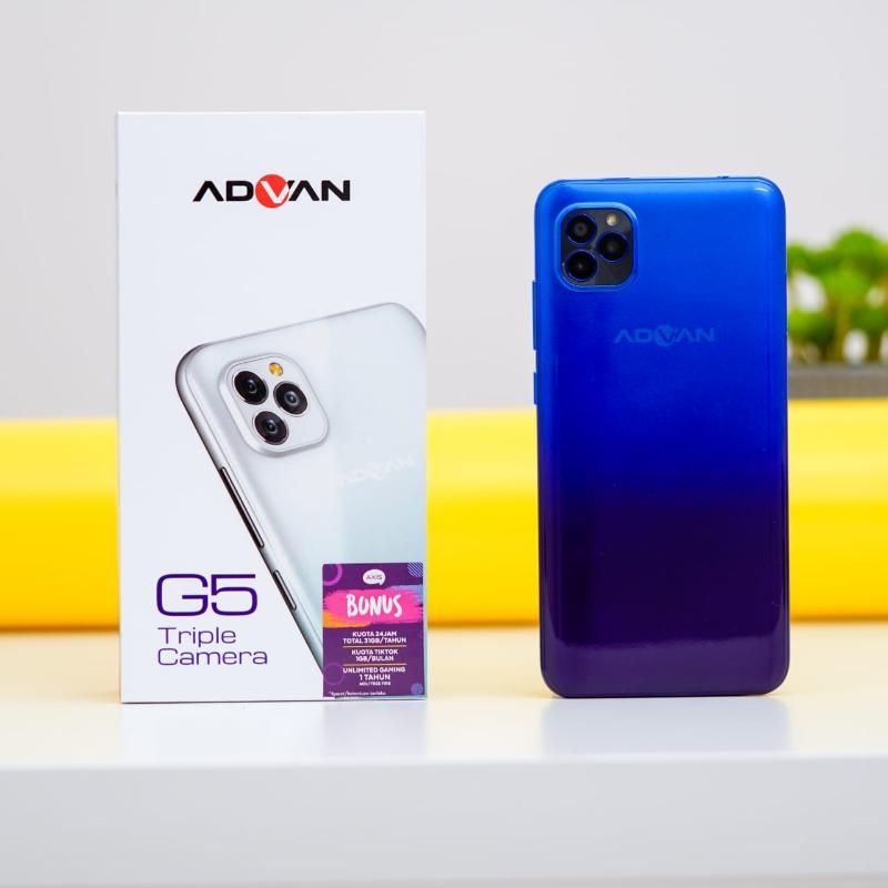 Advan G5 ponsel baru dari Advan. (Suara.com/Tivan Rahmat)