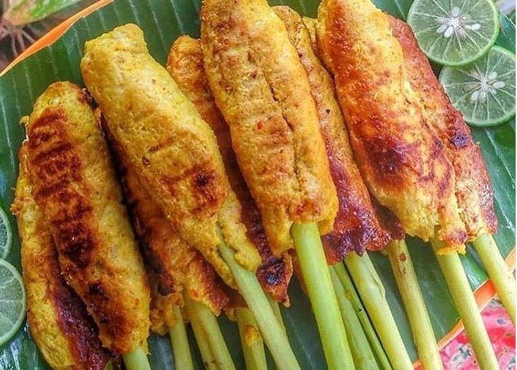 Sate Lilit Khas Bali. (Instagram/@resepmasakanrumah).