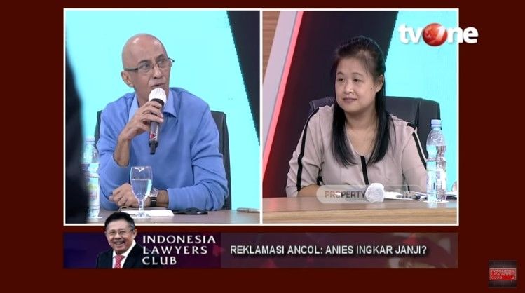 Geisz Chalifah dan Sekjen KIARA Susan Herawati (TVOne)