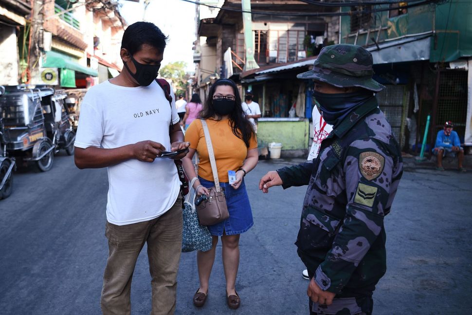 COVID19 Melambung Filipina Lockdown Ibu Kota Manila