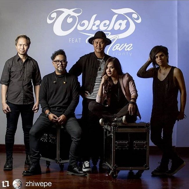 Nova Rianty bersama Band Cokelat [Instagram]