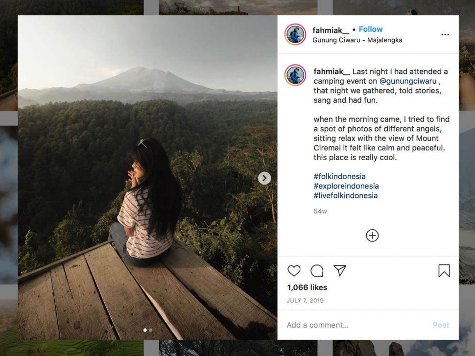 Gunung Ciwaru, Majalengka (instagram.com/fahmiak_)