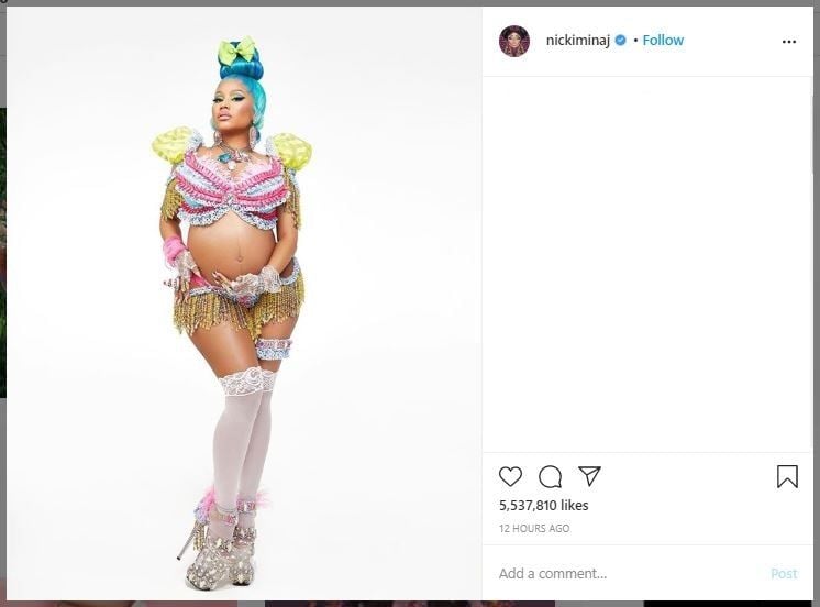 Nicki Minaj Hamil Anak Pertama (instagram.com/nickiminaj)