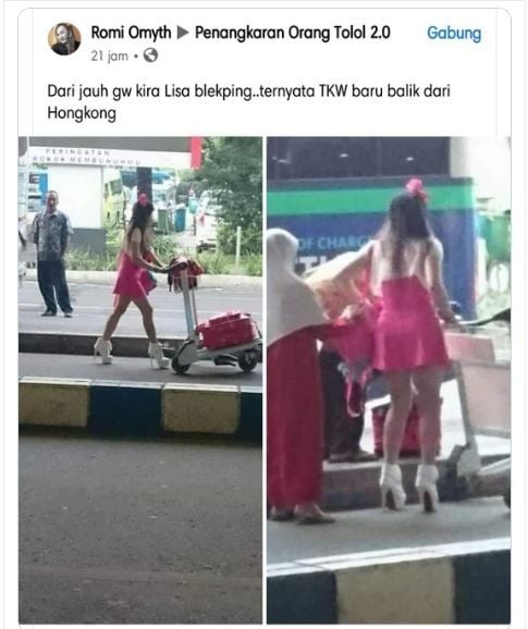 Gaya Fashion TKW Jadi Sorotan (twitter.com/txtanakfesbuk)