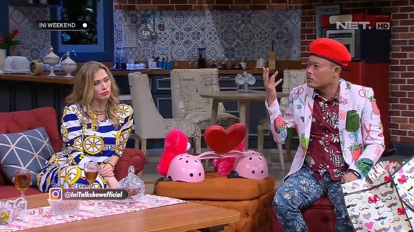 Catherine Wilson dan Sule di acara Ini Talk Show pada Oktober 2019. [YouTube NET Tv]