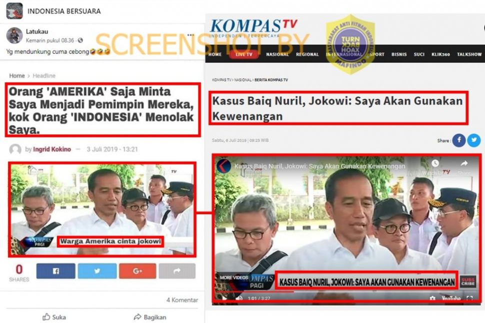Fakta warga AS ingin Jokowi jadi pemimpin mereka (Turnbackhoax.id)