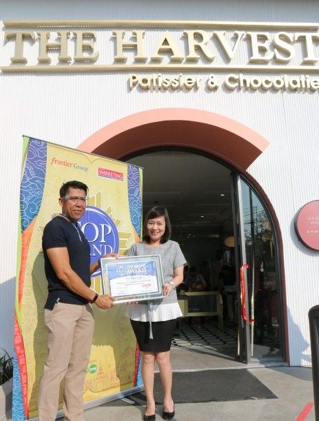 Bertepatan dengan ulang tahun ke-16, The Harvest meraih Top Brand Award untuk kategori Chocolate Store. (Dok : The Harvest)