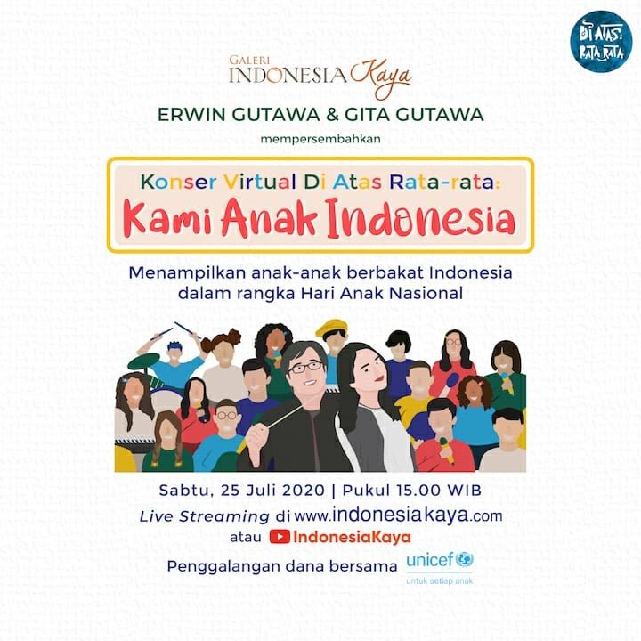 Konser Virtual Di Atas Rata-Rata: Kami Anak Indonesia [siaran pers]