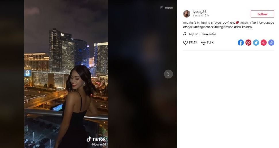 Jadi Kontroversi, Wanita Ini Dianggap Memanfaatkan Harta Pacar Lebih Tua (tiktok.com/@lyssag36)