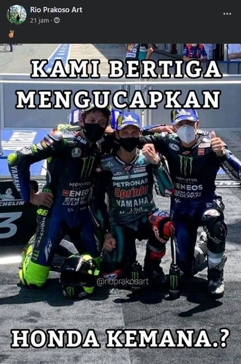 4 meme kocak MotoGP Andalusia. (Facebook)