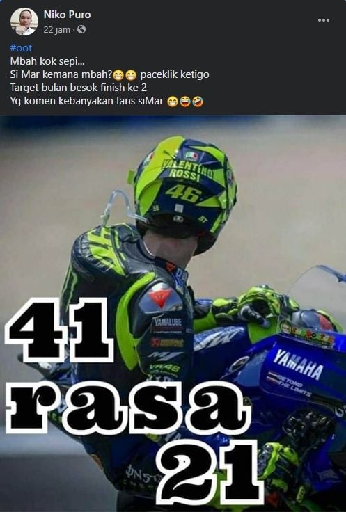 4 meme kocak MotoGP Andalusia. (Facebook)