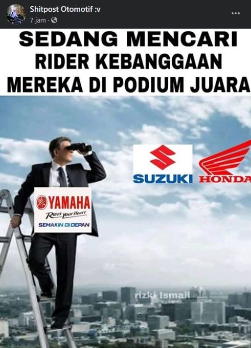 4 meme kocak MotoGP Andalusia. (Facebook)