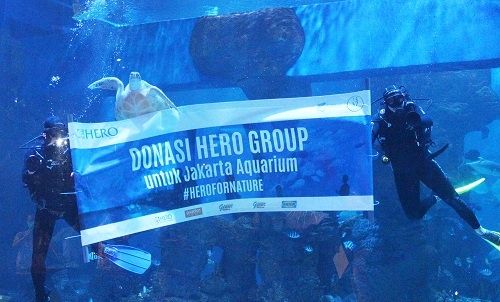 Hero Group dukung kelestarian Biota Laut di Jakarta Aquarium.