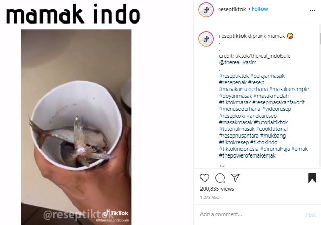 Kocak! Video Ini Ungkap Beda Ibu-ibu Bule saat Simpan Es Krim di Kulkas. (Instagram/@reseptiktok)