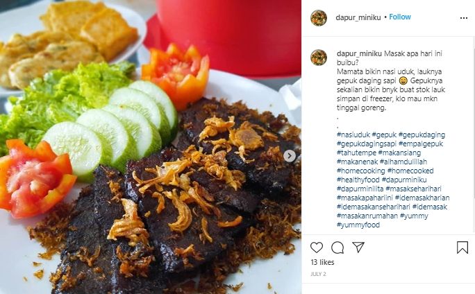 Resep Gepuk Daging Sapi Khas Sunda Cocok Buat Lauk Makan Siang