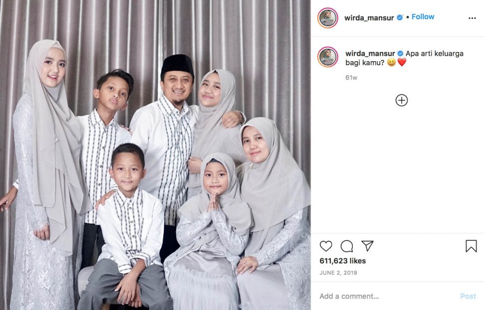 Adem Pesona 7 Istri Cantik Ustaz Ini Bak Bidadari Surga