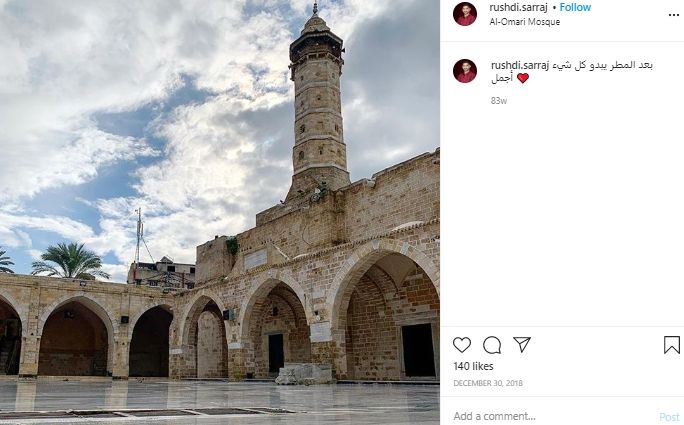 Mengenal Masjid Agung Al Omari di Beirut, yang Dulunya Merupakan Gereja. (Instagram/@gaipolla)