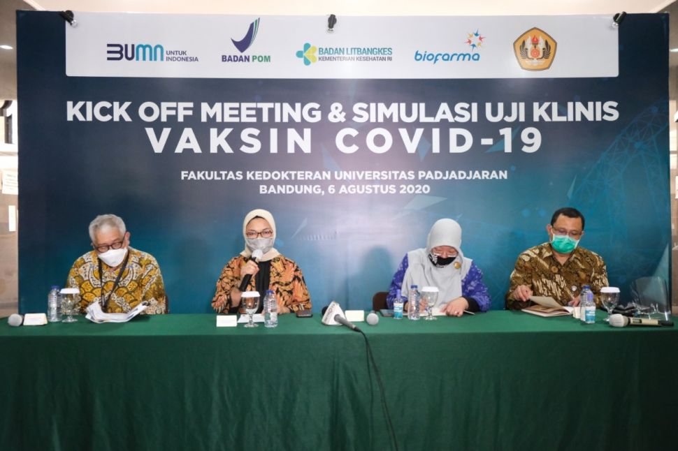 BPOM dan UNPAD Gelar Simulasi Uji Klinik Tahap 3 Kandidat Vaksin Covid-19 (Dok BPOM)