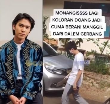 Iqbaal Ramadhan berpenampilan santai saat jalan di dalam komplek perumahan. [Instagram]