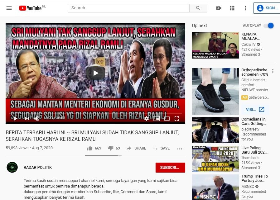 Fakta Sri Mulyani serahkan tugas Menkeu ke Rizal Ramli (Turnbackhoax.id)