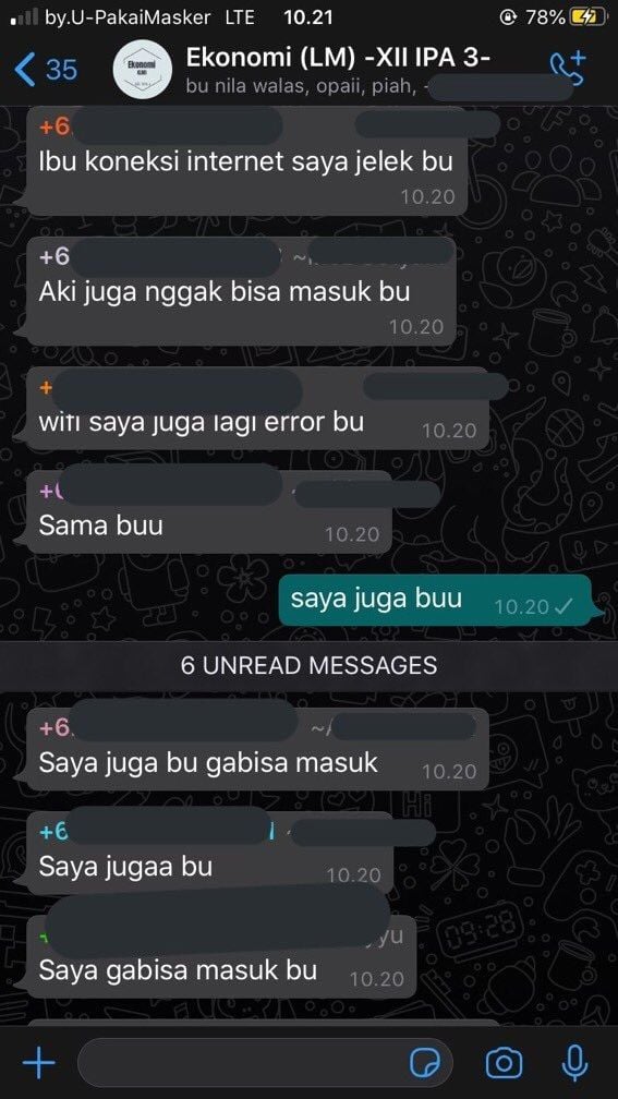 Curhat murid gara-gara Indihome trouble.