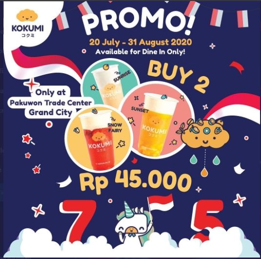 Sambut HUT RI Ke-75, Deretan Gerai Minuman Ini Berikan Promo 17 Agustus. (Twitter/@txtfrombrand)