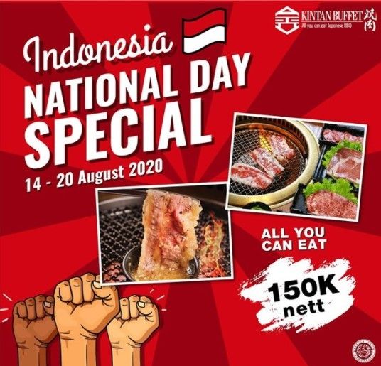 Promo Hari Kemerdekaan RI (Instagram/@kintanbuffet)