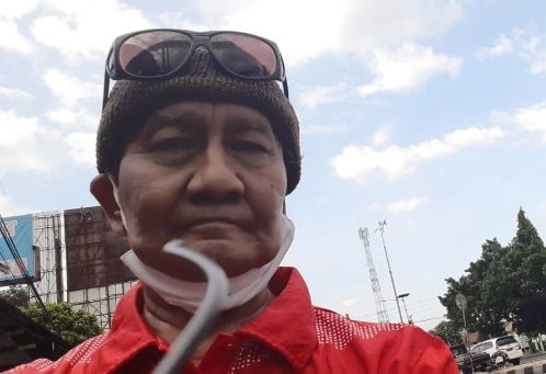 Almarhum pendiri Geronimo FM, Suprapto Purwijayanto, sebelum meninggal dalam insiden tabrak lari di Jalan Ring Road Barat, Sleman. - (SuaraJogja.id/HO-dok Edi Purwanto)