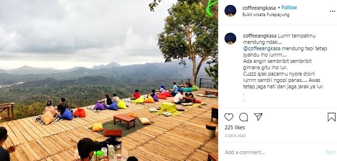 Bak Ngopi di Atas Awan, Begini Indahnya View Coffee Angkasa, Kulon Progo. (coffeeangkasa)