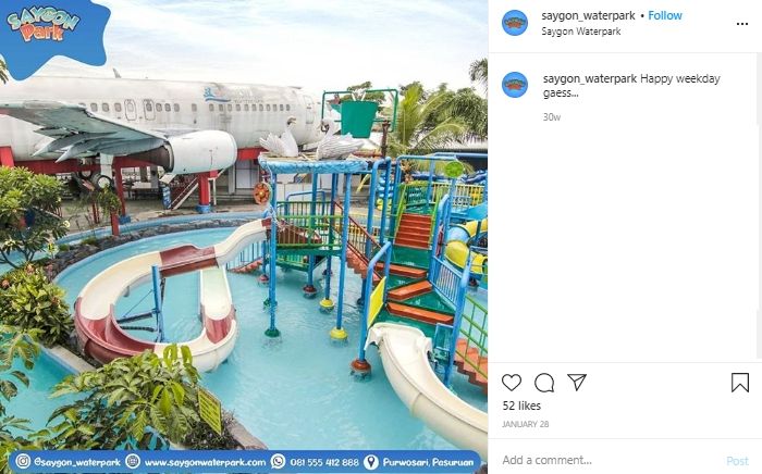 Menilik Saygon Waterpark, Taman Rekreasi Super Seru Milik Inul Daratista. (Instagram/@saygon_waterpark)