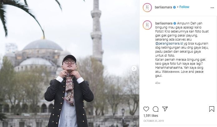 Mengenang Sosok Barli Asmara, Intip Kembali 5 Potret Liburannya Berikut Ini. (Instagram/@barliasmara