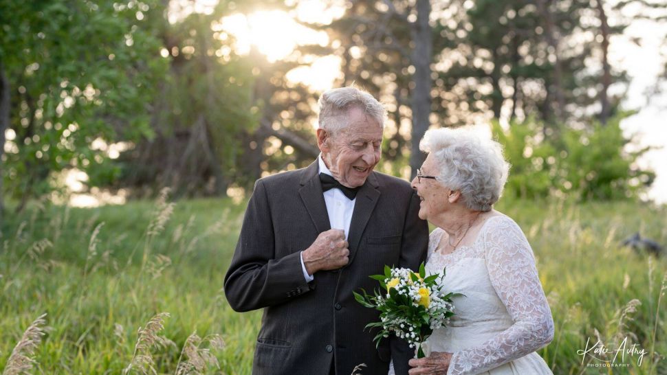 Pasangan asal Nebraska rayakan ulang tahun pernikahan ke 60 (Fox/ Katie Autry Photography)