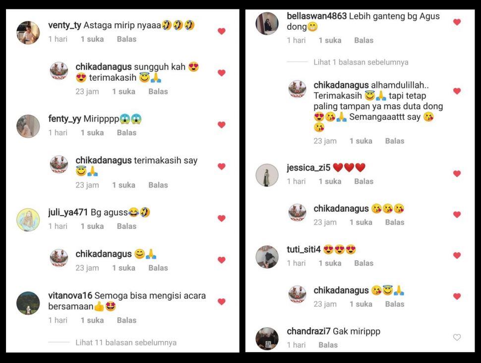 Warganet sebut Agus Sukirno mirip Duta Sheila On 7. [Instagram]