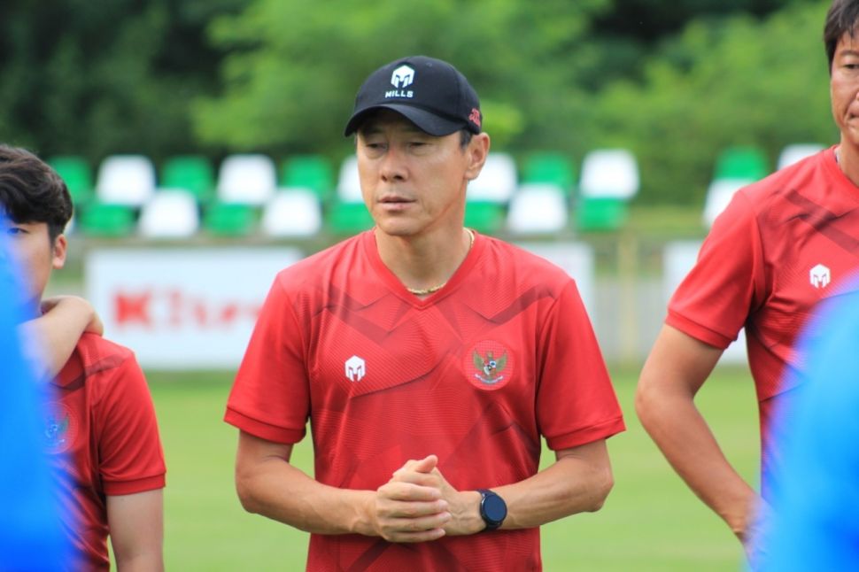 Pelatih Timnas Indonesia U-19, Shin Tae-yong, saat memimpin anak asuhannya pada latihan perdana di Kroasia (dok. PSSI)